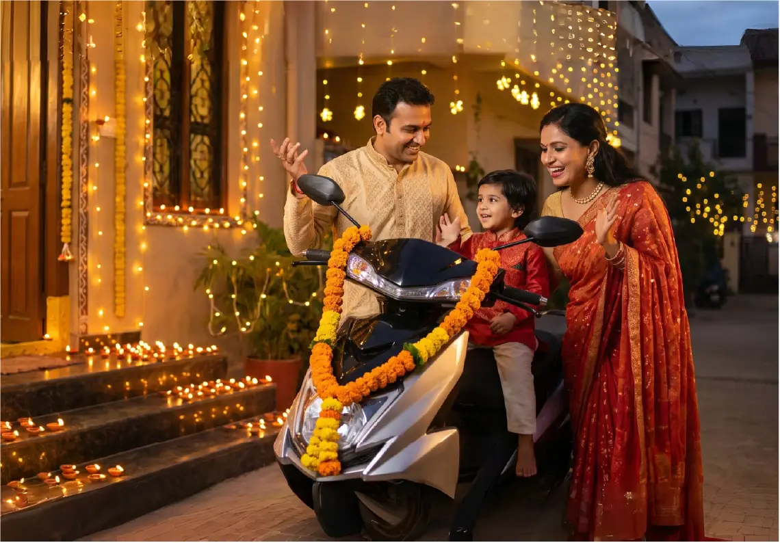 Diwali Two-Wheeler Loan Offers 2026: Down Payment, EMI & Interest Rate Guide